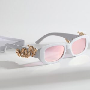 Dragon Decor Tinted Lens Fashion Glasses