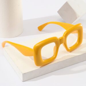 1pc Women Geometric Frame Fashionable Eyeglasses For Daily Life